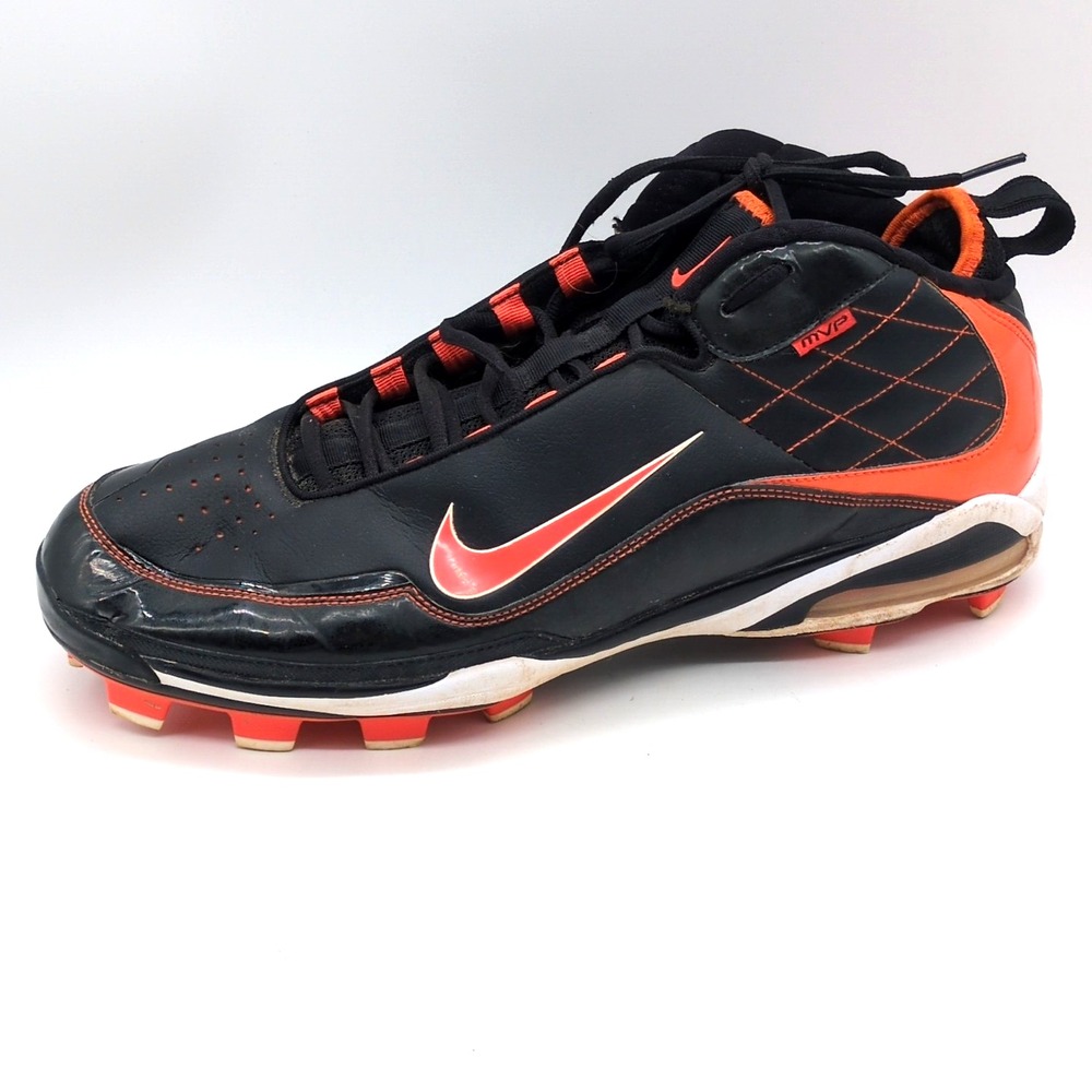 Nike Sneakers Mens Max Air Black Orange 14‎ MVP Football Shoes Cleats 335188-011
